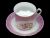 Moustache Cup German Rose Motif