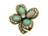 Birks Brooch 18Karat Opal and Diamonds