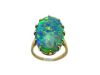 Vintage Opal Solitaire Ring