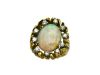 Vintage 3.55ct Opal and Diamond Ring in 18kt Yellow Gold