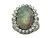 Vintage Opal and Diamond Ring