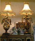 Gold Metal Guilt Lamps