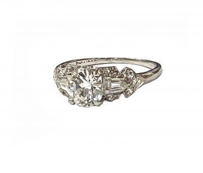 Ryrie Birks Art Deco Diamond Ring