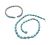 Turquoise and Diamond Necklace and Bracelet Set