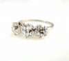 Vintage 3 Diamond Ring