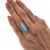 Vintage Turquoise Solitaire Ring