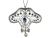 Pendant Platinum Sapphire and Diamond Edwardian