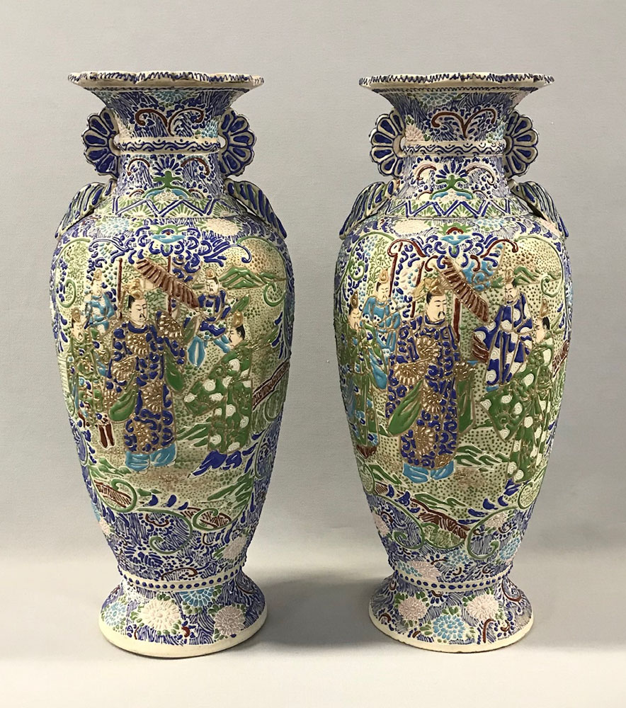 Japanese Moriagi Vases, circa 1880-1900 | Cynthia Findlay Fine