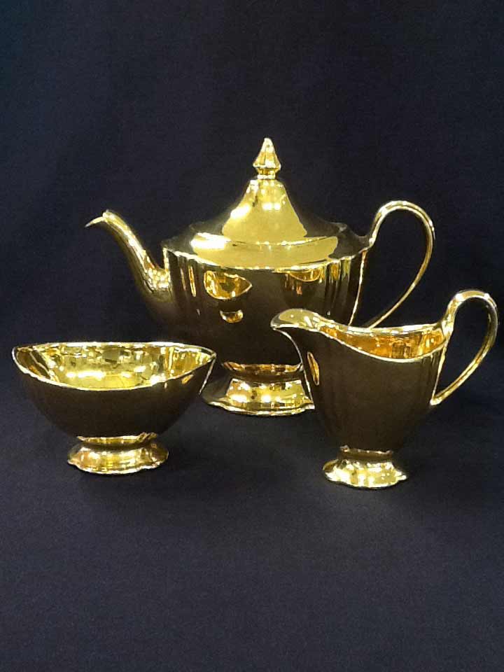 Royal Winton Gold Lustre Tea Set