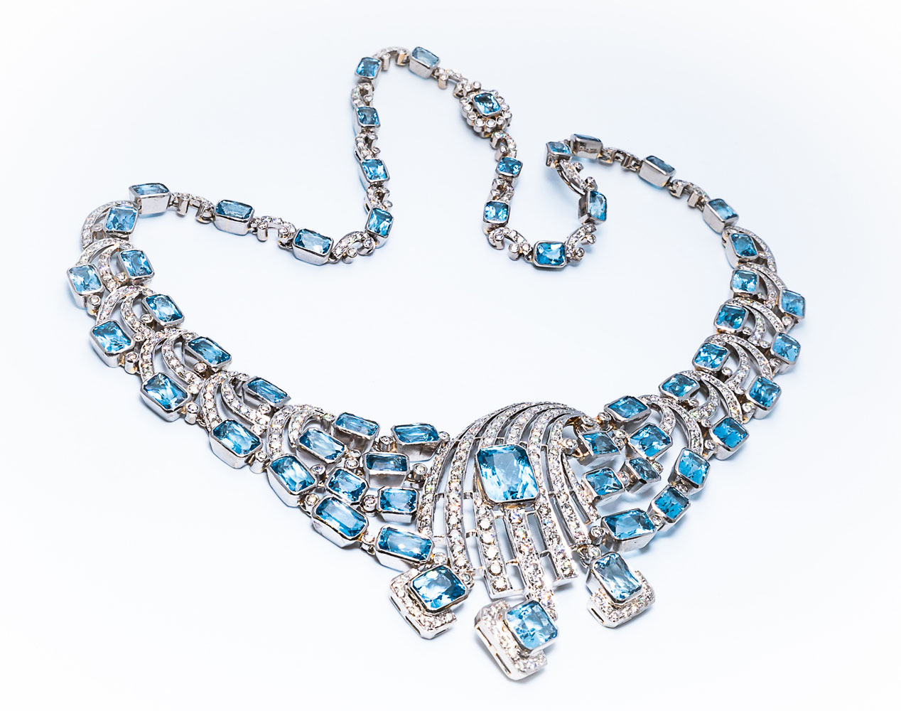 Vintage Aquamarine Necklace