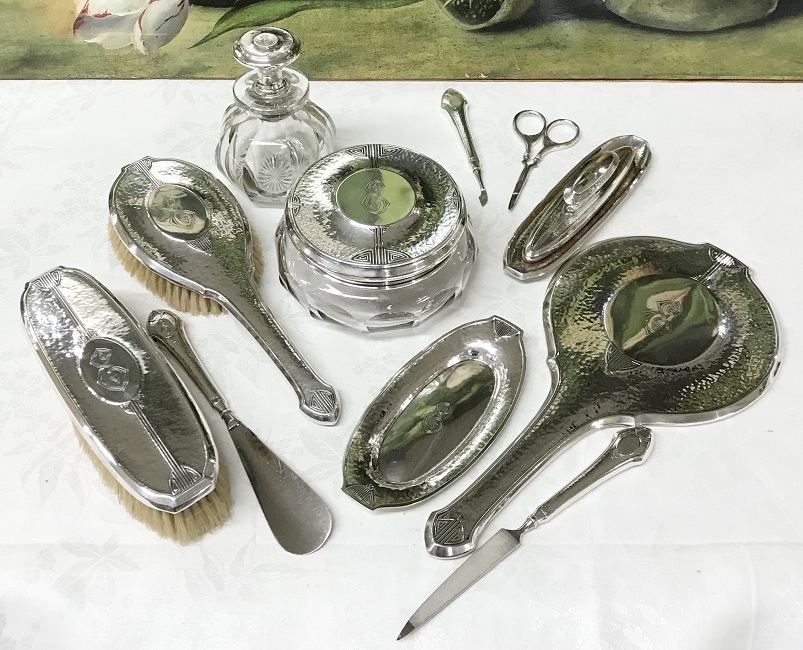 sterling silver dresser sets antique Sterling silver Dresser sets  Harriete Estel Berman