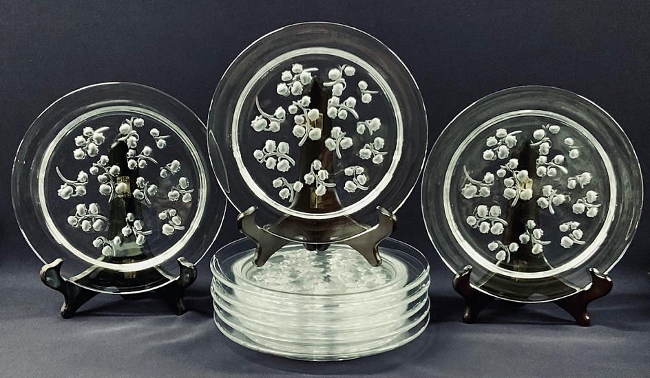 Lalique France Muguet Plates | Cynthia Findlay Fine Jewellery