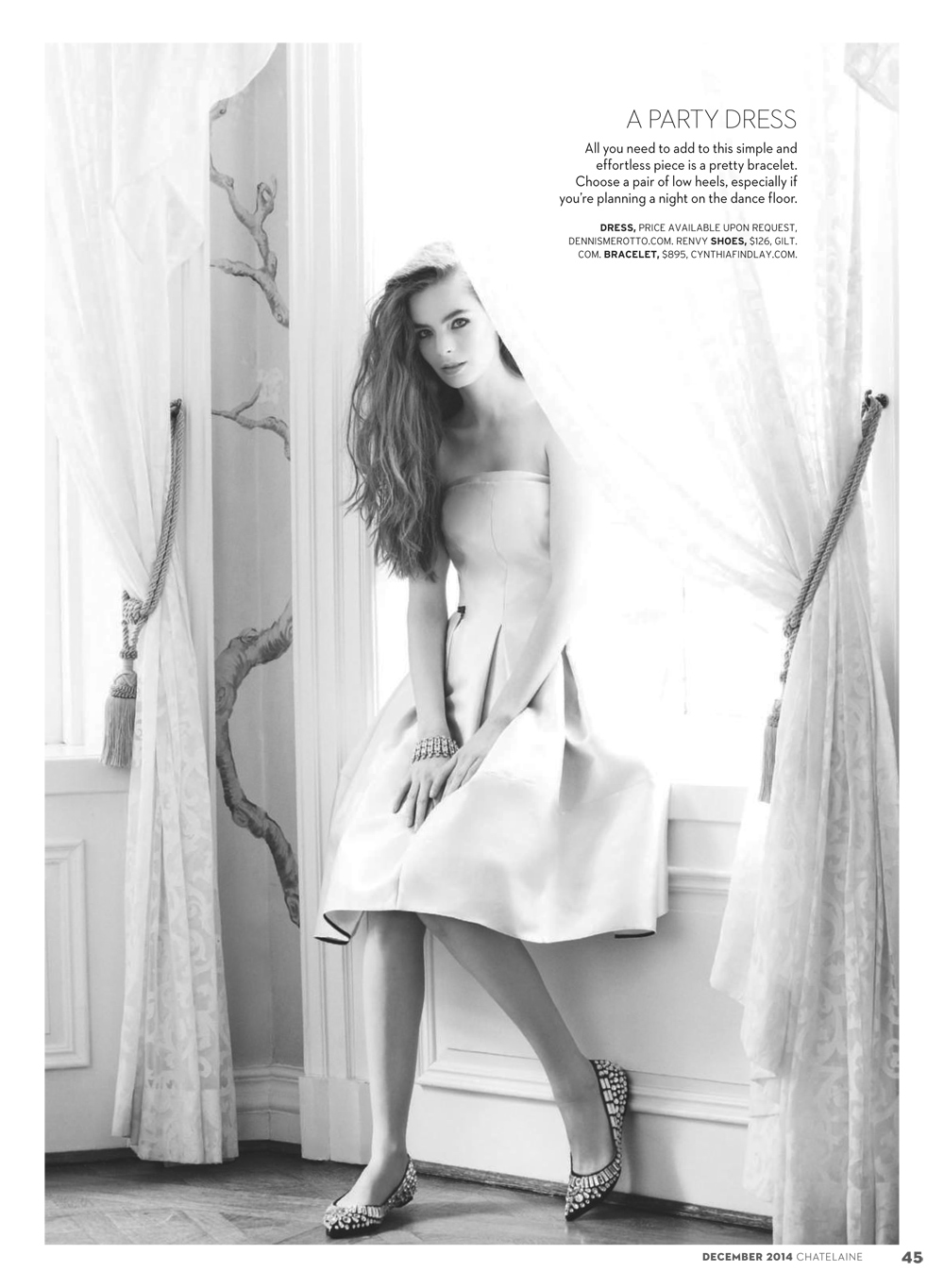 December Chatelaine, Lori Morris, Cynthia Findlay Jewellery
