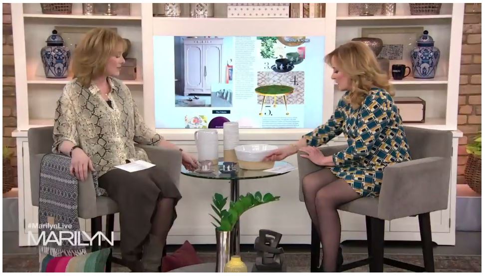 Lynda points to vintage   Wedgwood Jasperware from Cynthia Findlay to illustrate the trend.