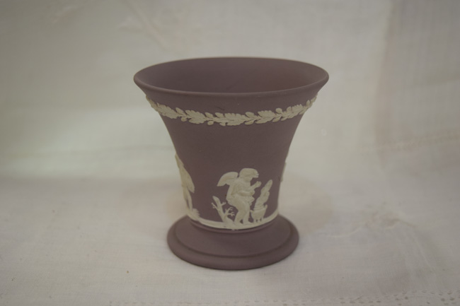 Wedgwood Jasperware Lavender Vase