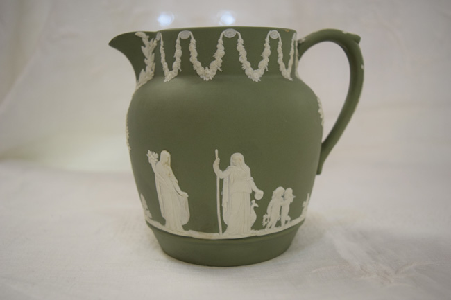 Wedgwood Jasperware Green Jug