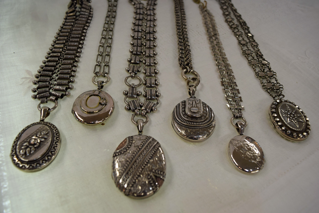 Antique Vintage Silver Lockets