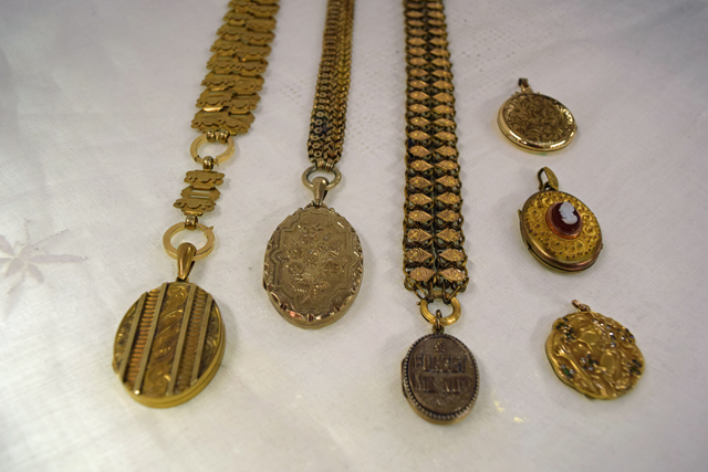 Antique Vintage Gold Lockets