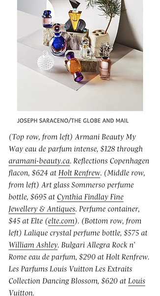 Odessa Paloma Parker, The Globe And Mail - Gift Guide 2