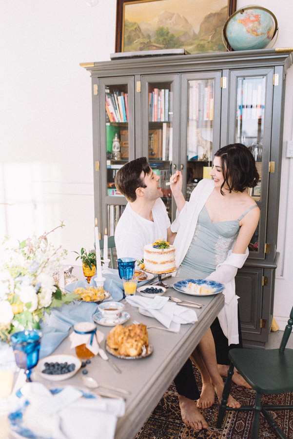 2017 - Wedding / Bridal Photo Shoots That Featured Decorative Objects And Jewellery From Cynthia Findlay - Table Setting Eating 