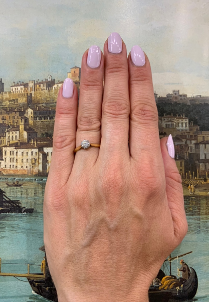 Vintage Diamond Solitaire Ring
