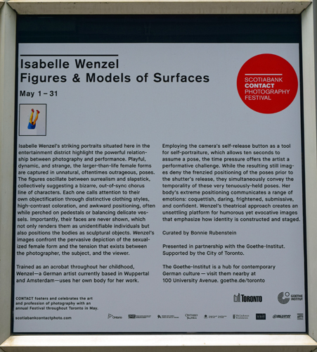 Scotiabank CONTACT Photography Festival Ad For Isabelle Wenzel Figure & Models of Surfaces