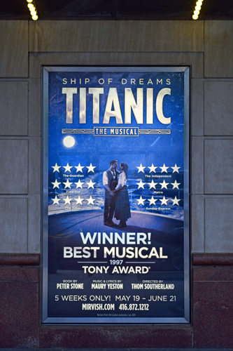 Titanic The Musical Ad