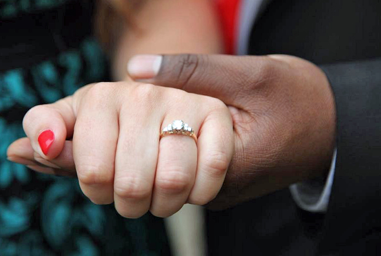 Romance - Vintage Diamond Engagement Ring Picture, Congratulations