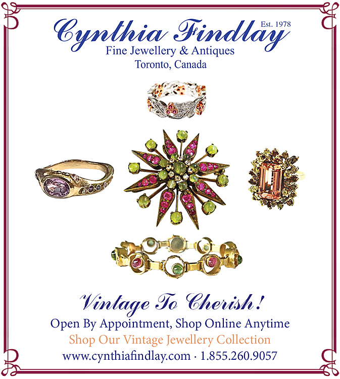 Vintage To Cherish! Toronto Star Ad Cynthia Findlay Fine Jewellery & Antiques