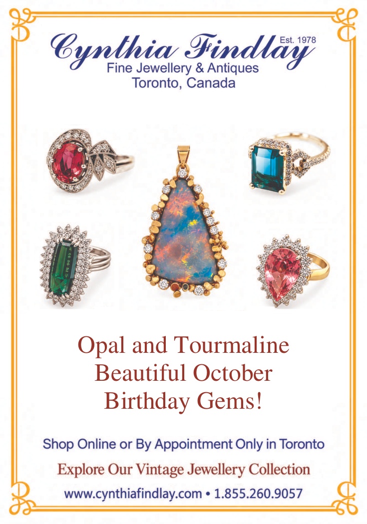 Opal and Tourmaline, October Birthdays Gem!