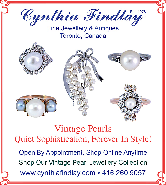 Vintage Pearl Jewellery, Quiet Sophistication, Forever In Style! Ran in the Toronto Star