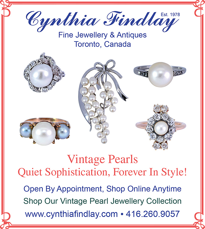 Vintage Pearl Jewellery, Quiet Sophistication, Forever In Style! Ran in the Toronto Star