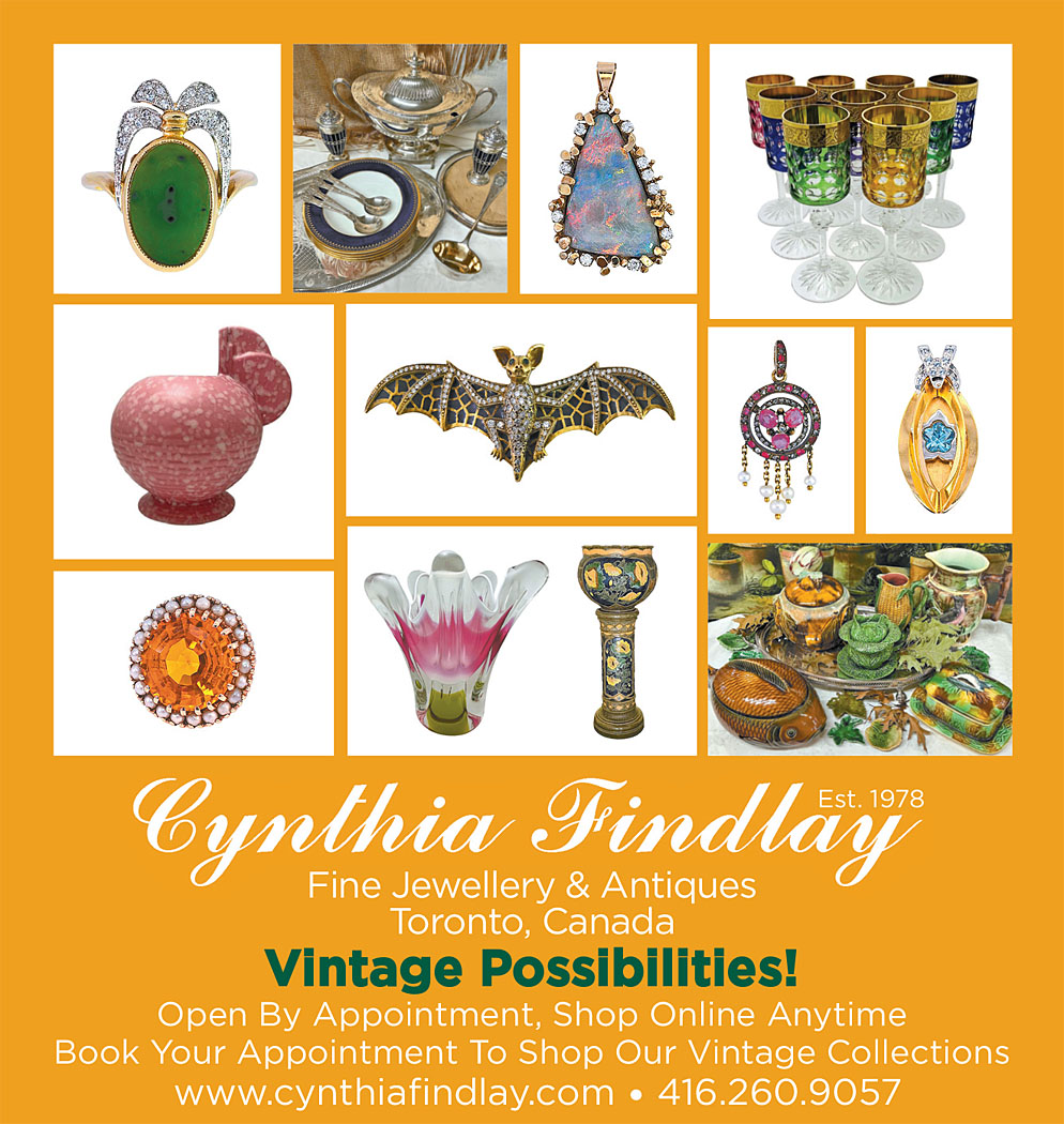 Vintage Possibilities! Post City Magazine – Autumn 2026 – Cynthia Findlay Fine Fine Jewellery & Antiques Advertisement