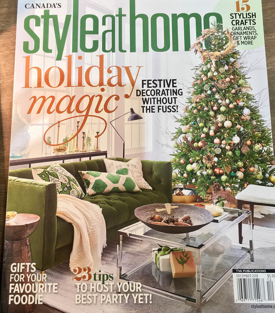 2018 - Decor Items As Seen In December Style At Home Holiday Magic From Cynthia Findlay - Cover