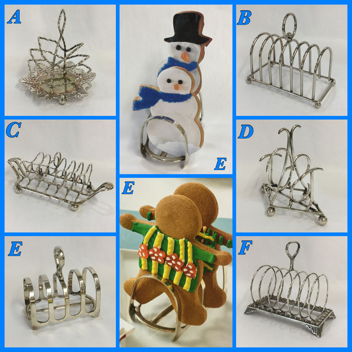 Vintage Silver Toast Racks