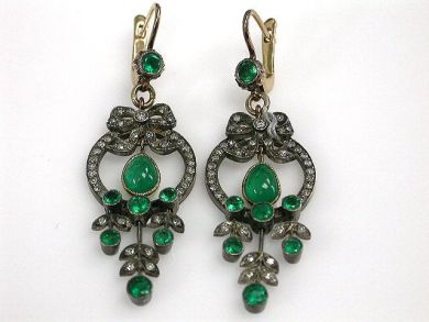 Antique Emerald Earrings